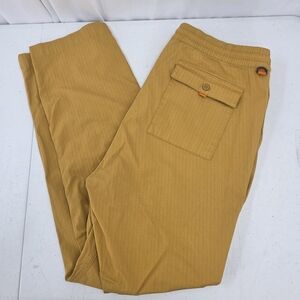 Cotopaxi Salto Ripstop Pants Mustard Yellow Mens Size Large Cotton Blend Stretch